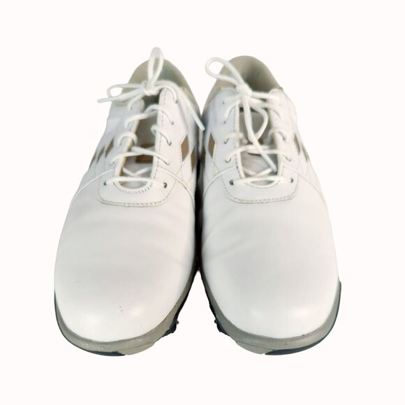 Footjoy Summer Series Golf Shoes Women Size 6.5 M White Brown - Picture 7 of 8